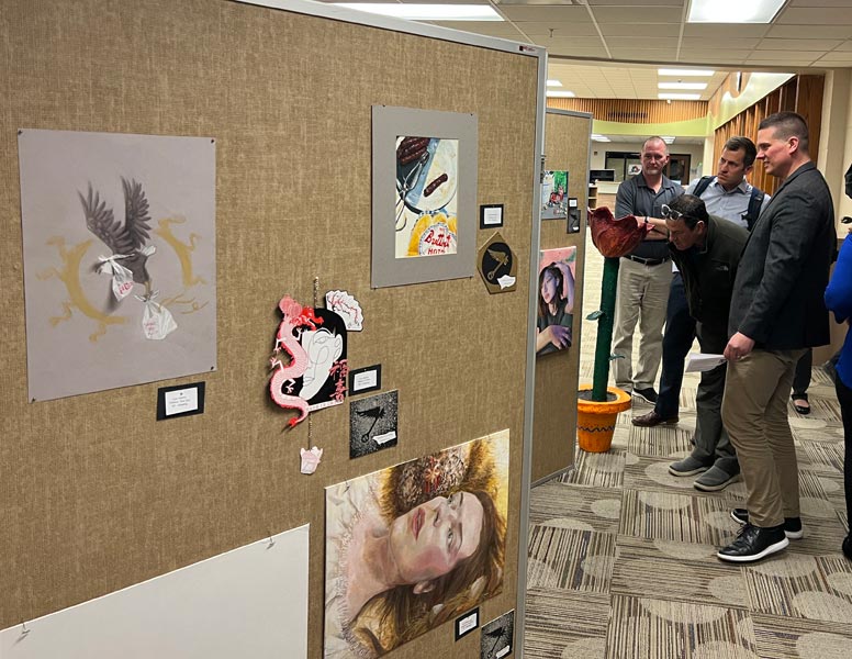 Student Artwork on Display